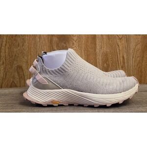 Merrell Embark Moc Sneaker Shoes Women's Size 7 Gray Slip On Knit Vibram